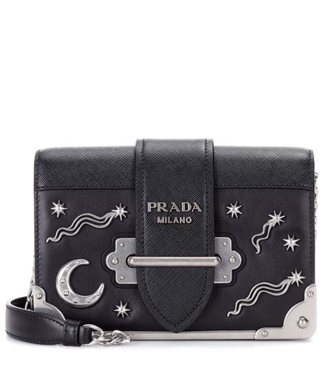 prada cahier small stars moon trunk crossbody bag black women's|Prada Cahier Small Stars Moon Trunk Shoulder Bag .